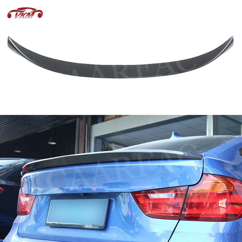3D Style Carbon Fiber Rear Spoiler for BMW 3 Series GT F34 320i 328i 335i 2013-2017 FRP Rear Trunk