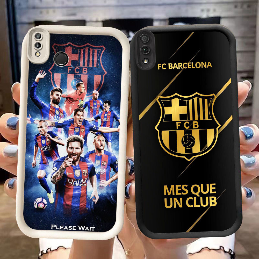 DK-55 Barcelona LOVE ปลอกซิลิโคนสีดําและสีขาวสําหรับ VIVO Y81S Y66 Y91 Y95 Y91i V9 Y81 Y93 Y91C