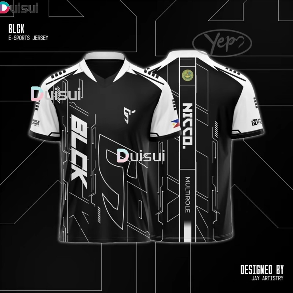 เสื้อ MLBB 3 การออกแบบเสื้อ E-Sports ทีมชายและหญิงฟิลิปปินส์, เสื้อ MLBB [การปรับแต่งฟรี] คุณภาพสูง