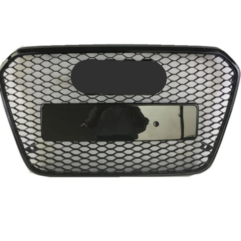 Honeycomb Grill Front Hood Grille Car Front Bumper Grill Center Grille for RS6 Grill for  A6/S6 C7