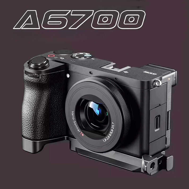 Chuks Release Plate สําหรับ Sony A6700 Camera Hand Grip Holder Bracket