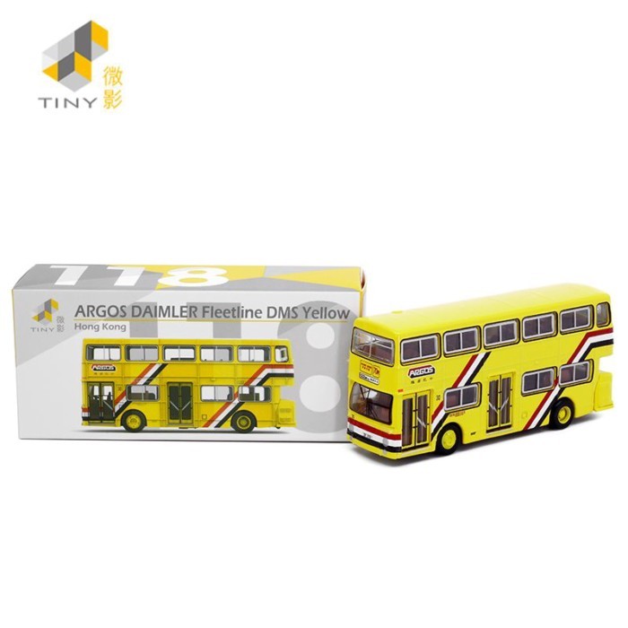 Tiny City 118 รถโลหะผสม Boy-Dana Treasure DMS Accor (สีเหลือง) ATC65395