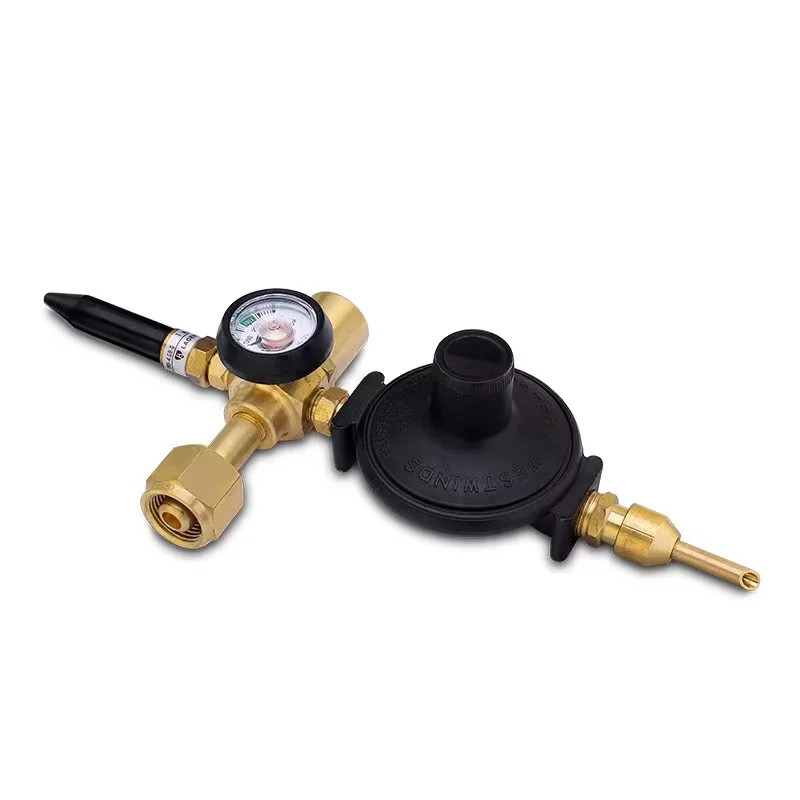 High Pressure Helium Pressure Reducing Valve Set Pressure Gauge Balloon Inflation Valve Helium Tank