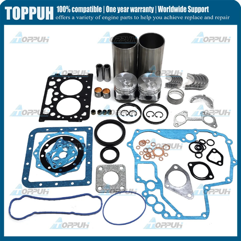 for Kubota Z402 Engine Z402 Overhaul Rebuild Kit With Piston STD bearing kit