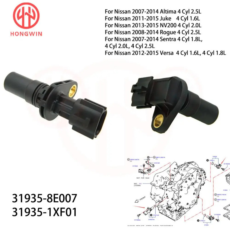 New Transmission Speed Sensor OEM 31935-X420A,31935-8E007,31935-1XF01 For Nissan Altima Juke NV200