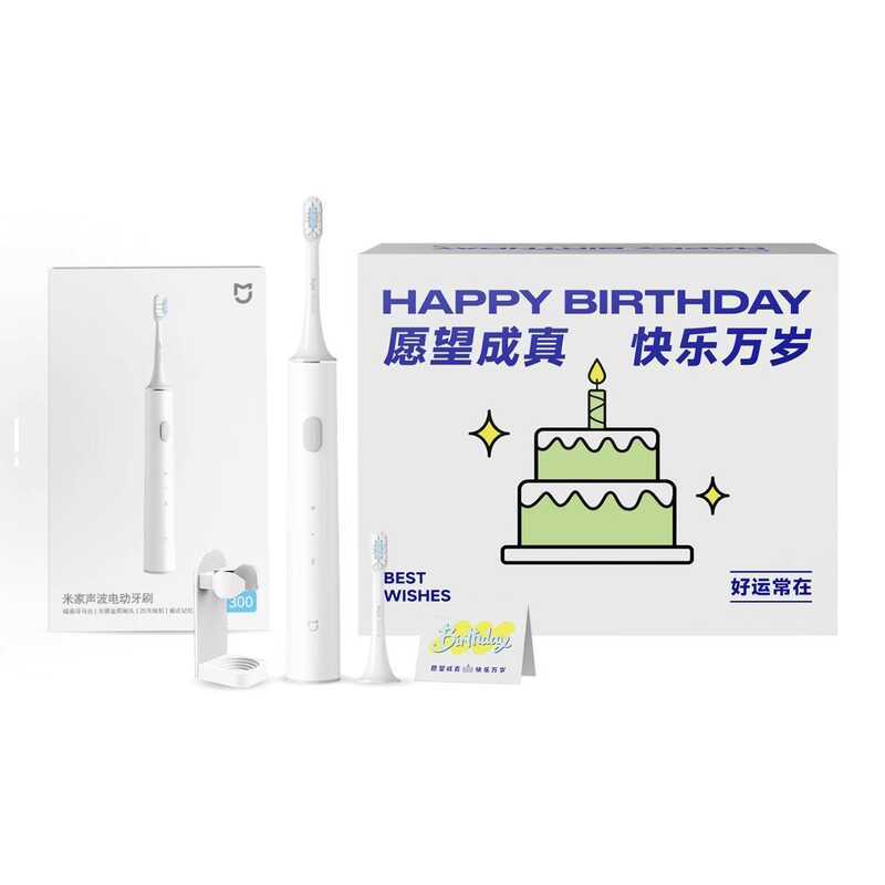 แปรงสีฟันไฟฟ้า Xiaomi T300 ชาร์จคู่กันน้ําอัตโนมัติเต็มรูปแบบเหมาะสําหรับหัวแปรงสีฟัน Xiaomi T200 xi