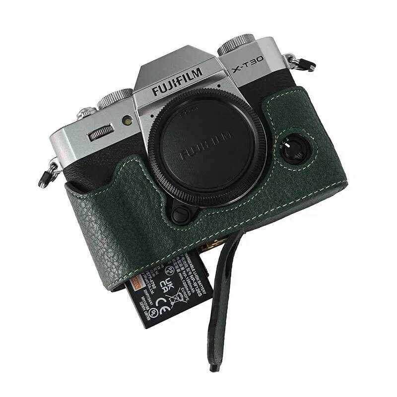 ▥ หนัง Pu สําหรับกล้อง Fujifilm Xt10 Xt20 Xt30 Xt30ii หนังกล้องครึ่งกระเป๋า