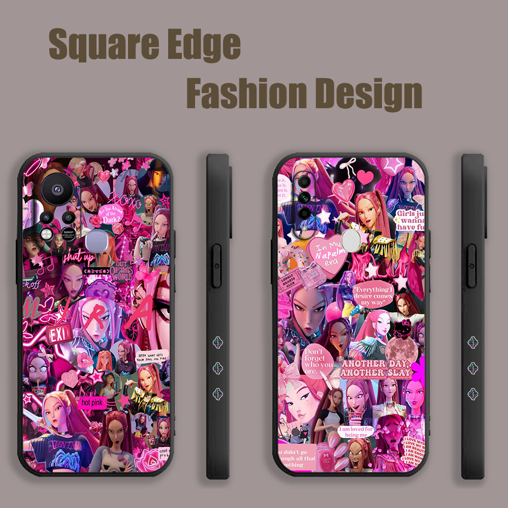 ปลอกสําหรับ OPPO A53 A76 Reno6z A95 Lite A96 A77 X5 Pro Reno 7 Reno 8 Kpop Demon Hunters Rumi Zoey M