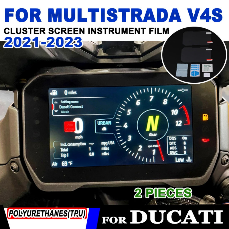 FOR Ducati Multistrada V4S V4S Sport Pikes Peak 2021-2023 Scratch Cluster Scratch Protection Instru