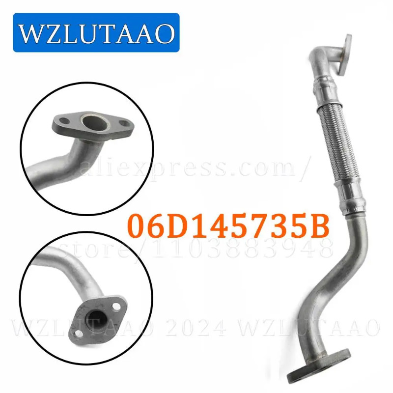 Engine Turbocharger Oil Line Pipe Hose 06D145735B 06D 145 735 B For Audi A6 C6 A4 B7 2.0 BPJ BHK Se