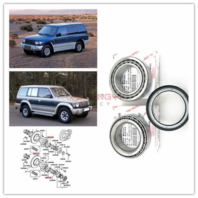 Front Wheel Hub Bearing Oil Seal For Pajero Montero V31W V32W V33 V43W MB092749 LM102949 LM102910