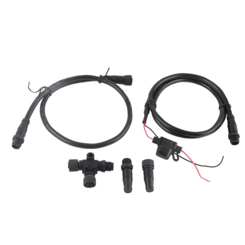 1m Marine NMEA 2000 Starter Kit Power Cable with Male Female Terminator T Connector for Lowrance Ne