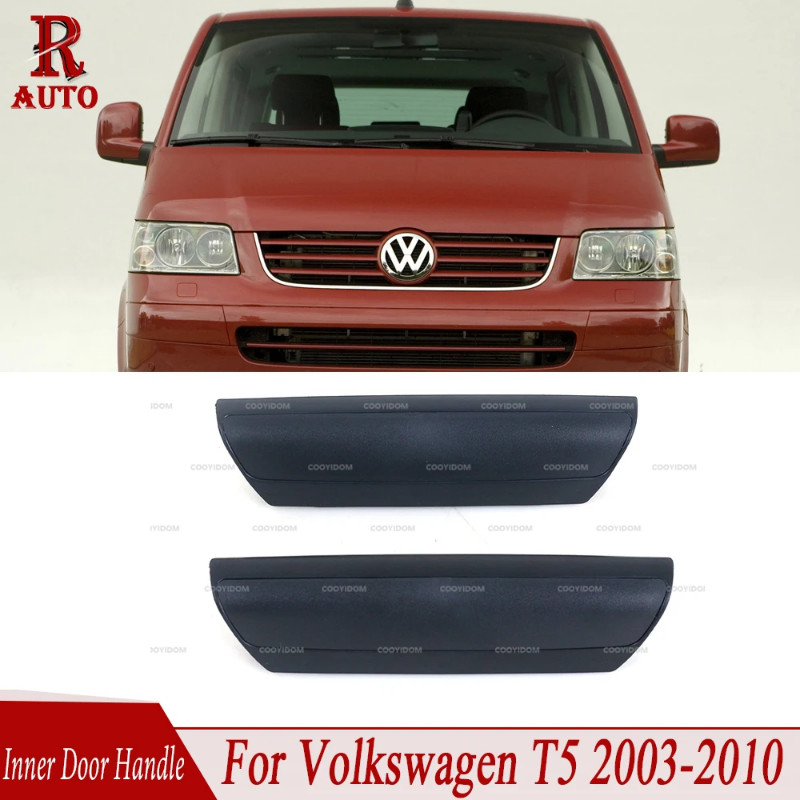 R-AUTO Inner Door Handle Interior Door Handle Cover Mount For Volkswagen T5 Auto Parts 2003-2008 20