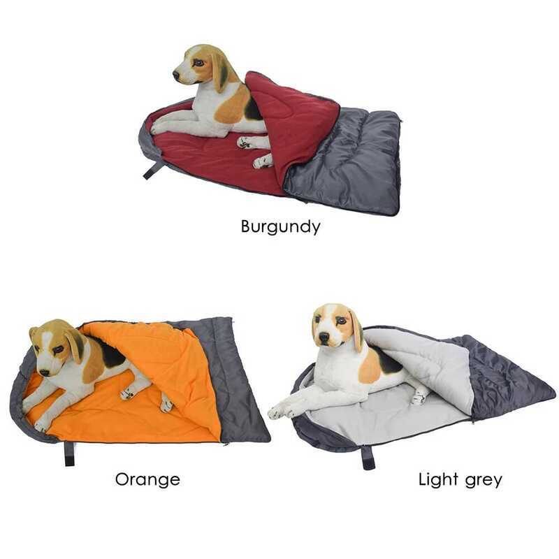 C Fleece Campi Dog Bed Winter Warm Dog Bed Sleepi Waterproof Pet Bed Cushion Washable Zipper For Ou
