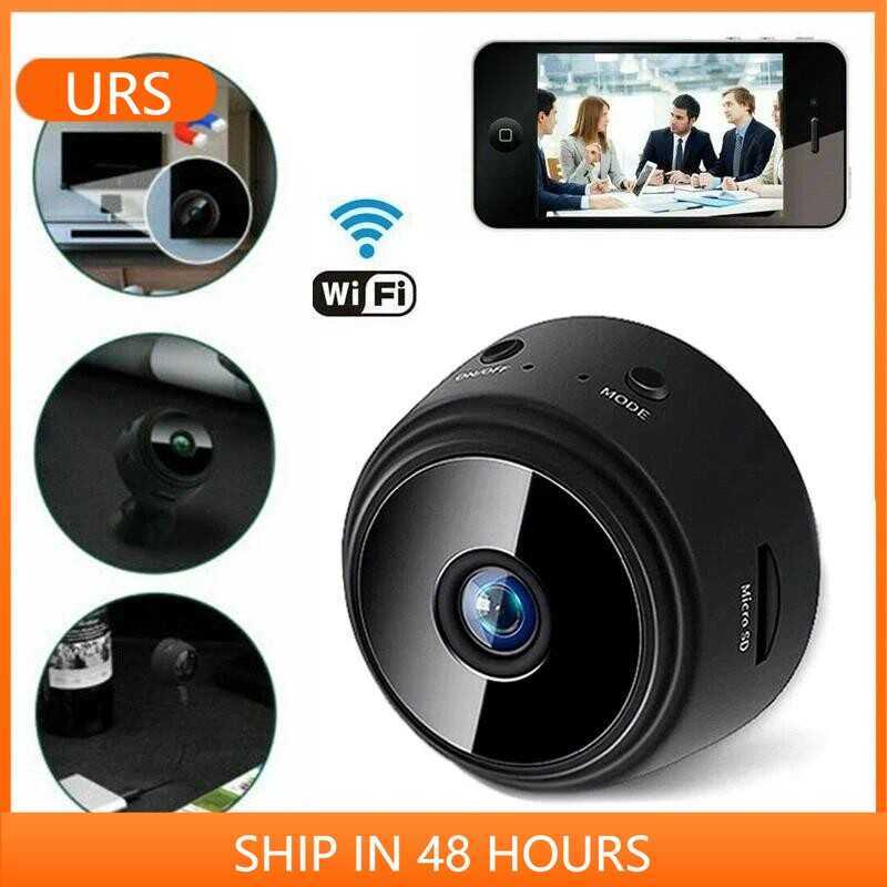 URS A9 WiFi 1080P แบตเตอรี่ไร้สายดําเนินการในร่ม/กลางแจ้งกล้องวงจรปิดระบบตรวจจับการเคลื่อนไหว 2-Way 