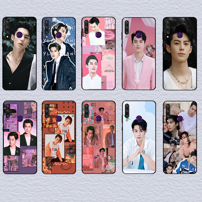 สําหรับ Huawei Y6s Y6 Pro Y7 Y9 Prime Dylan wang เคสโทรศัพท์ TPU สีดํานุ่ม