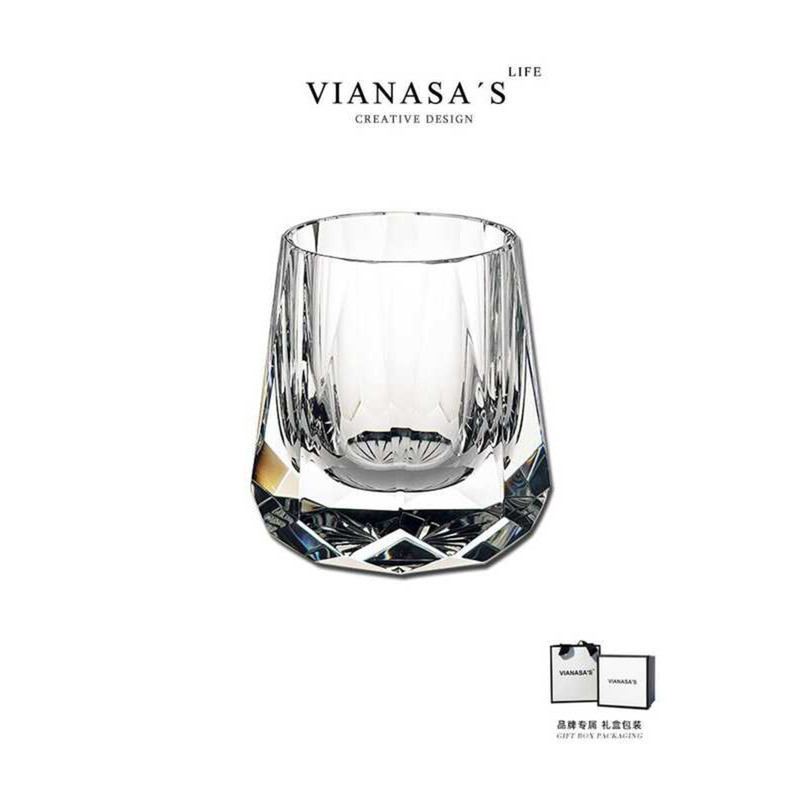 Zeus Stone K9 แก้วคริสตัลแก้ววิสกี้แก้วไวน์ในครัวเรือน Creative Unique Bar