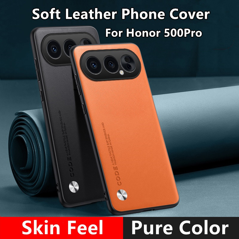 เคสสําหรับ Honor 500 500Pro 400lite 400Pro 400 ⭐ผ้าคลุมรถหนัง Silky Feel⭐ เคสกันกระแทก Pure Honor500