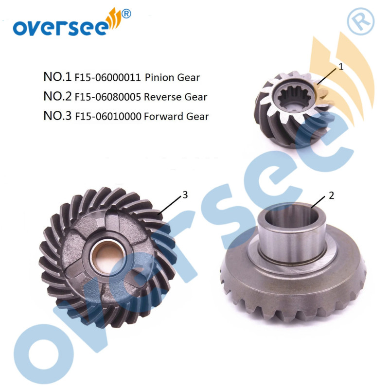 Oversee F15-06010000 F15-06000011 F15-06080005 Gear Set Kit for Parsun HDX Makara F9.9 F15 F15A F20