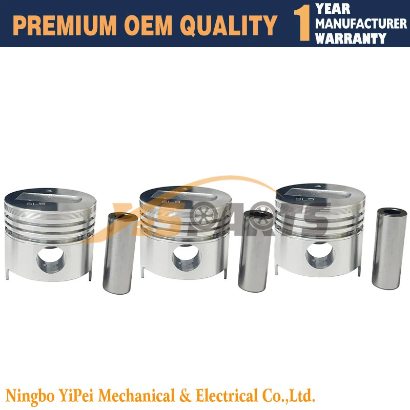 3 sets S3L S3L2 S4L S4L2 Engine Piston 78MM For MITSUBISHI Engine or oversize 0.5