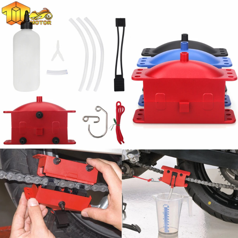 Motorcycle Chain Cleaner Cleaning Kit For Aprilia RSV4 FACTORY RSV4 RSV4R RSV4RR RS50 RS125 RS250 T