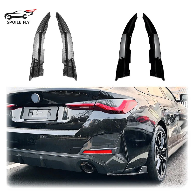2020 To Up For BMW 4 Series G24 G26 420i 430i i4 M50 4-Door M Sport Rear Bumper Lip Side Diffuser S