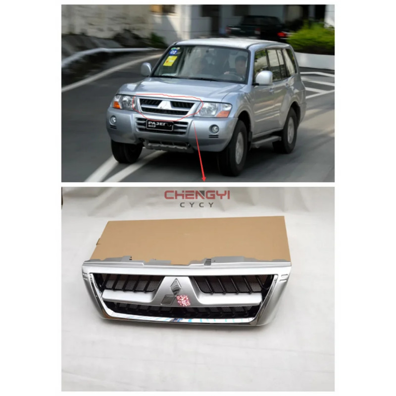 Front Bumper Grille Bumper Net For Pajero Montero Shogun V73W V75W V77W MN117202YA MN117202