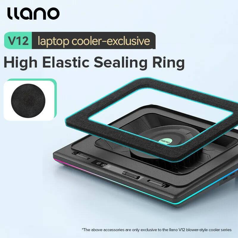 Llano สําหรับ V12 V10 Turbo-พัดลม RGB แล็ปท็อปCoolerกรองฝุ่น Memory Pad 12V/3A 36W DC Power Adapterแ