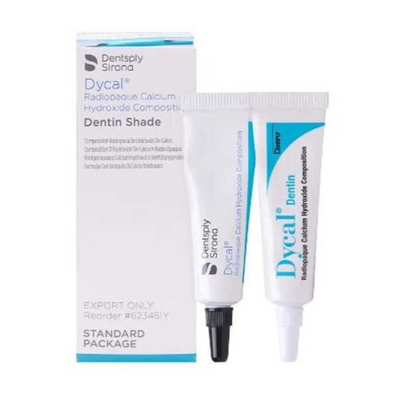 DENTSPLY Dycal Self-congation แคลเซียม Hydroxide วัสดุทันตกรรม 13g + 11g