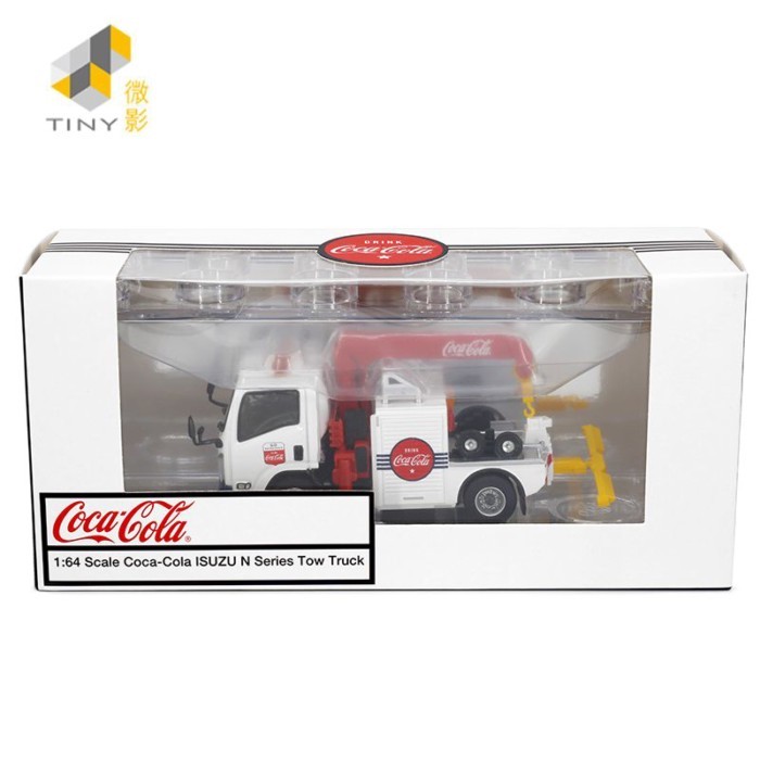 Tiny Micro Shadow 1/64 City Alloy Isuzu N Series Trailer Coca-Cola coke051