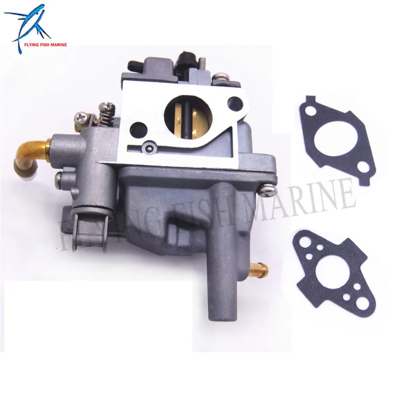 Outboard Motor 69M-14301-10 Carburetor Assy and 69M-E3645-A0 69M-E3646-A0 Gasket for Yamaha 4-strok