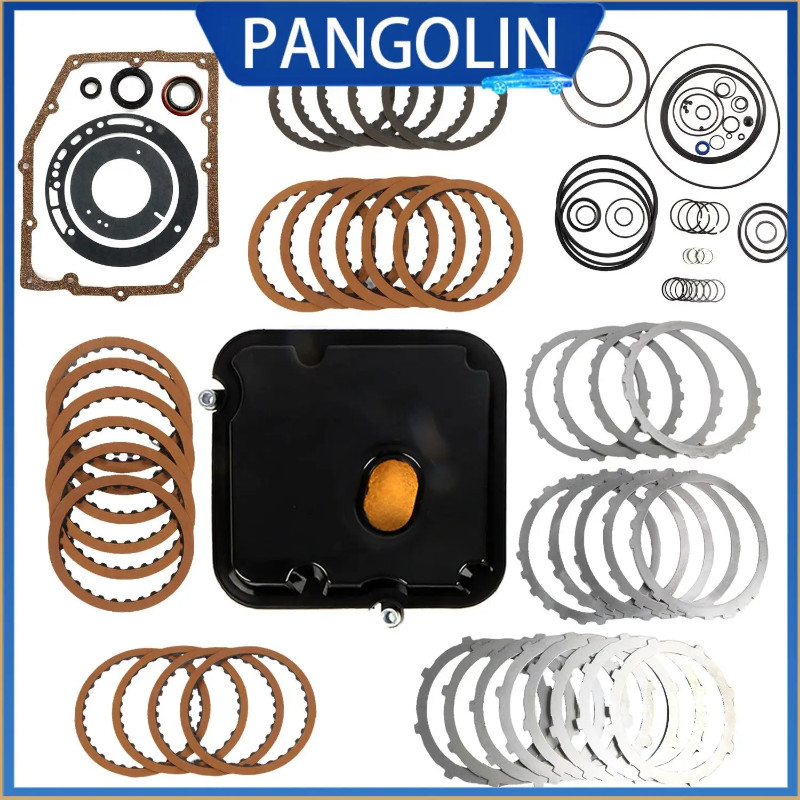PANGOLIN 42RLE Transmission Master Rebuild Kit for Jeep Dodge Chrysler Mitsubishi 2003-Up With Gask