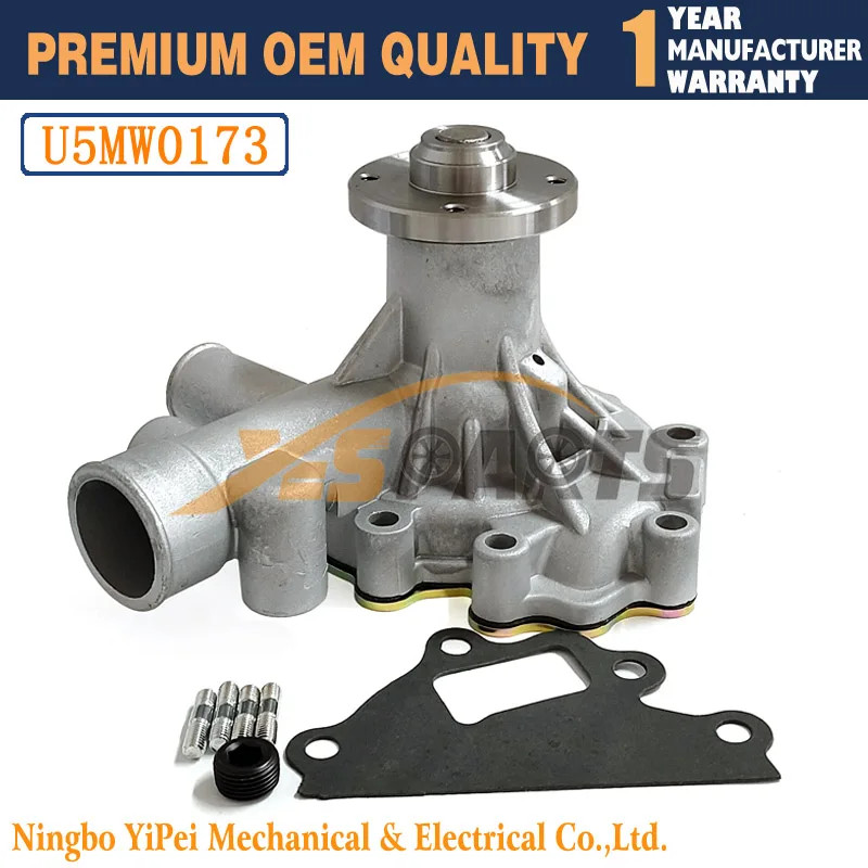 New U5MW0173 Water Pump for Perkins 700 Series Engine HYSTER H2.00 3.00 3771F15C/2 forklift