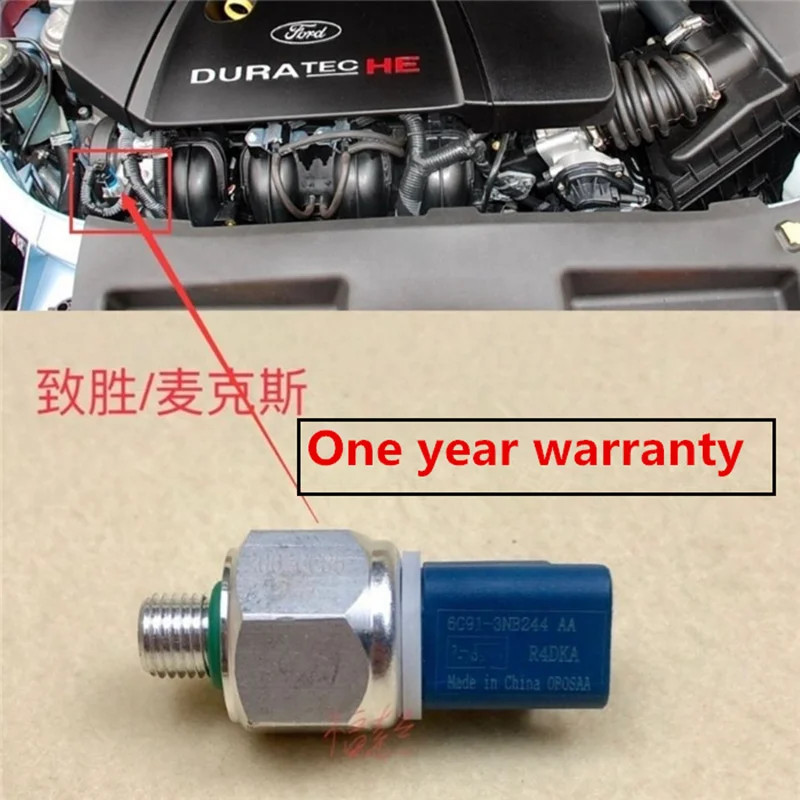 6G91-3N824-AA New Steering Oil Pressure Sensor For Ford Mondeo Galaxy S-max 2.0 2.3 2.5 OEM 6G913N8