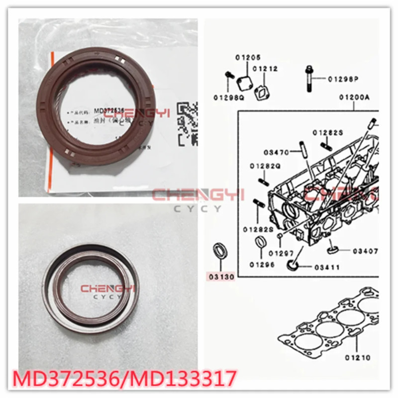 4G64 4G69 6G72 Engine Camshaft Oil Seal For Pajero Montero V31W V33W V43 V73W V93W AH2057U MD372536