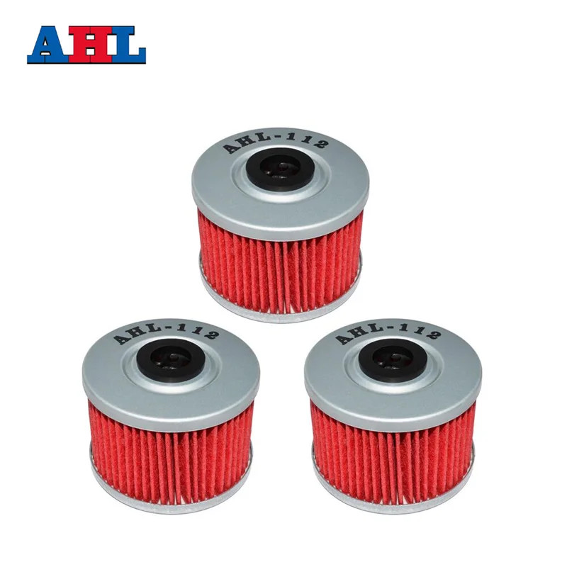 3Pcs Motorcycle Parts Oil Filter For HONDA NX650 DOMINATOR 650 NX650DOMINATOR 650 NX 650 DOMINATOR