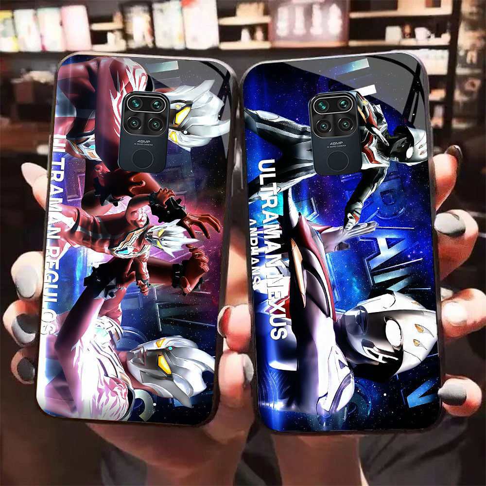 HK-67 Ultraman Ginga Glass Casing สําหรับ Xiaomi Redmi Note Poco X3 9S M2 9 NFC Pro