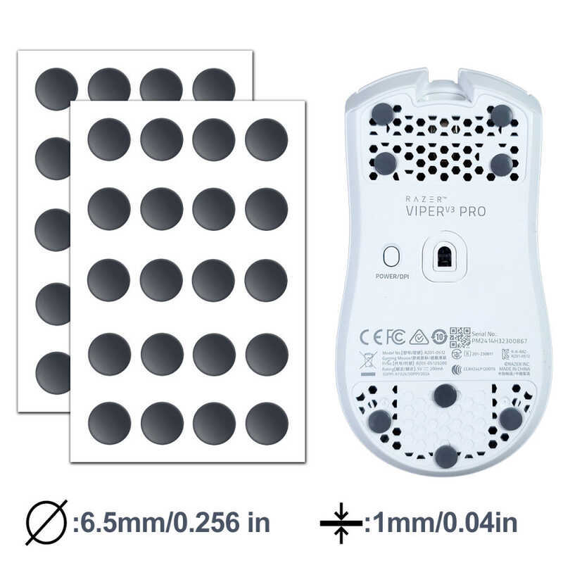 X-Raypad Obsidian PRO Air U-PE Universal Dot Mouse Skates – เสียงรบกวนต่ํา