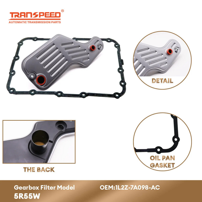 TRANSPEED 5R55W 5R55S Transmission High Mouth Filter Gasket Kit 1L2Z-7A098-AC for FORD