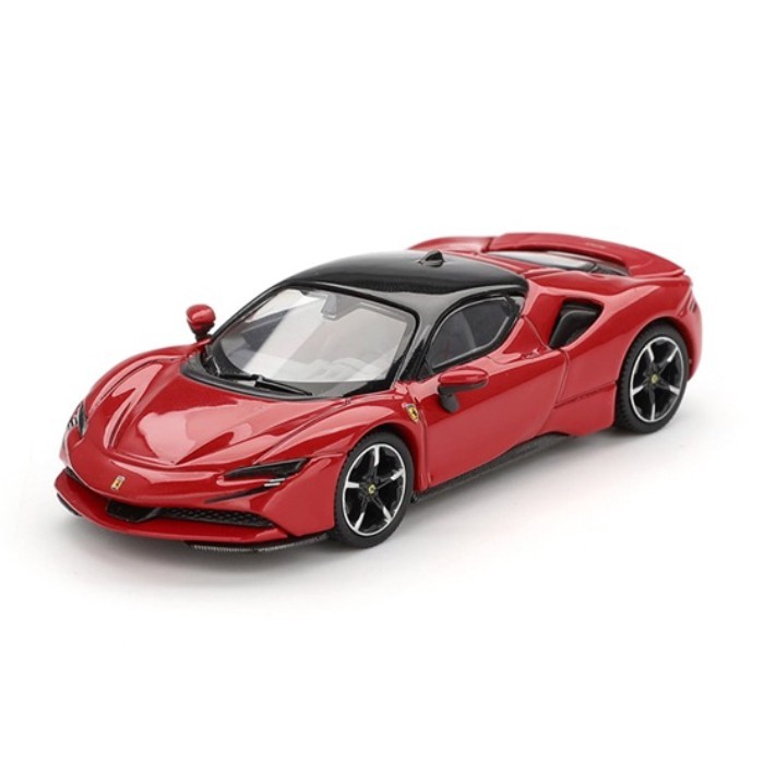 1/64 BBR Ferrari SF90 Rosso Corsa Alloy Sports Car Model Decorative Limited Edition