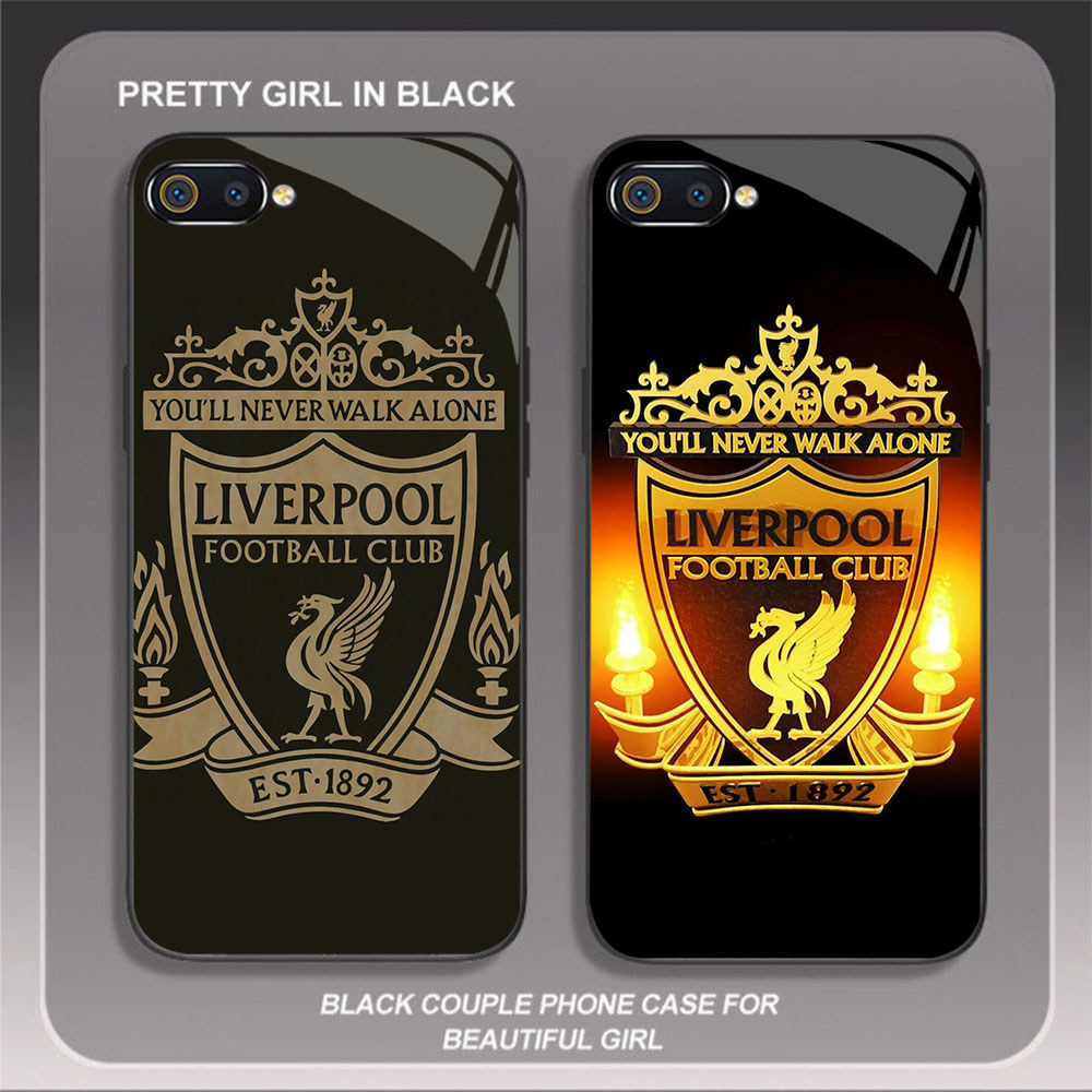 HK-56 FC LiverpoolGlass GLASS Casing สําหรับ OPPO Realme A3S A5 A12E C2s C2 C1
