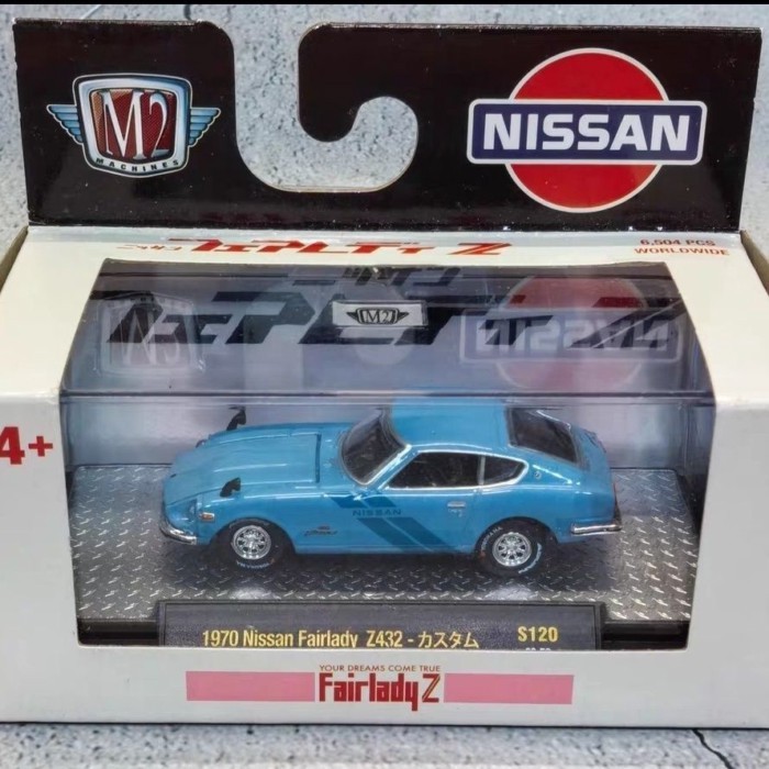 M2 1/64 NISSAN Fairlady Z432 Ladies Alloy Collection Car Model Front Cover สามารถเปิดได้