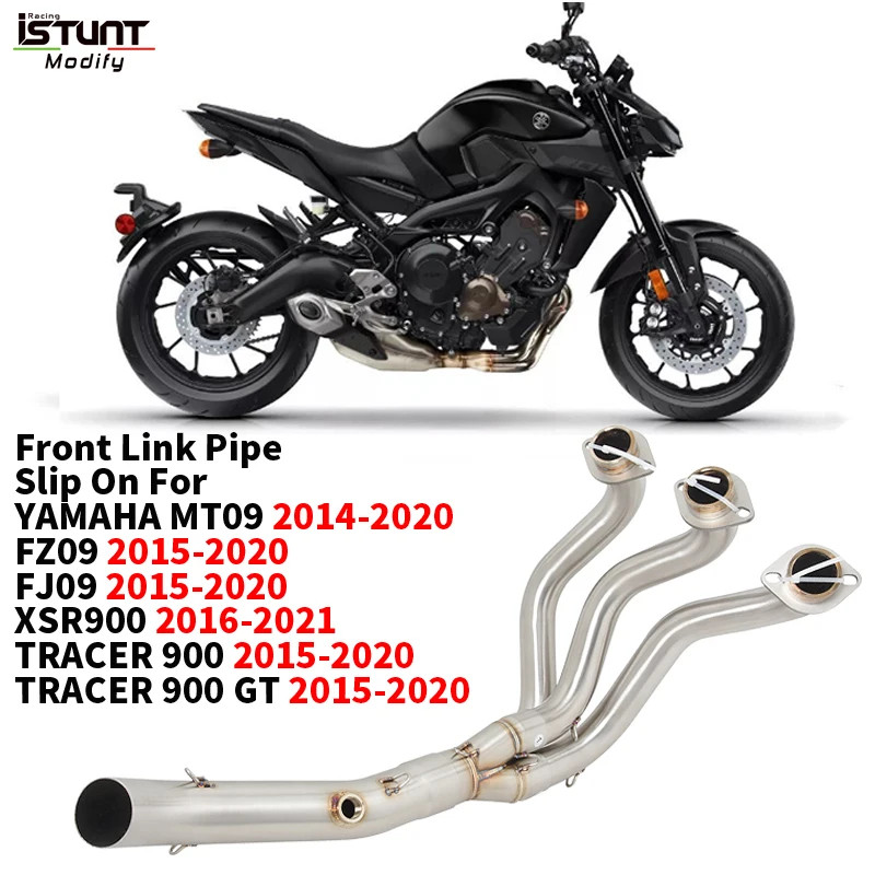 For Yamaha MT-09 FZ-09 MT09 MT 09 FZ09 XSR900 TRACER 900 GT 2014 -2021 Motorcycle Modified Exhaust