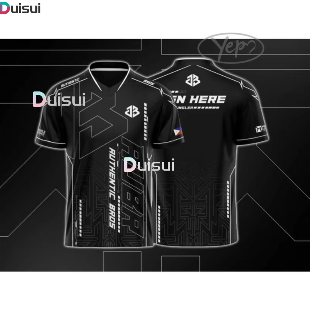 เสื้อ MLBB 5 การออกแบบเสื้อ E-Sports ทีมชายและหญิงฟิลิปปินส์, เสื้อ MLBB [การปรับแต่งฟรี] คุณภาพสูง