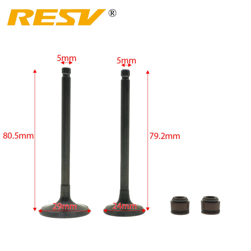 RESV for Honda WW150D PCX150 PCX 150cc 2013-2018 12100-KZY-701 12100-KZY-700 Valve Intake Exhaust S