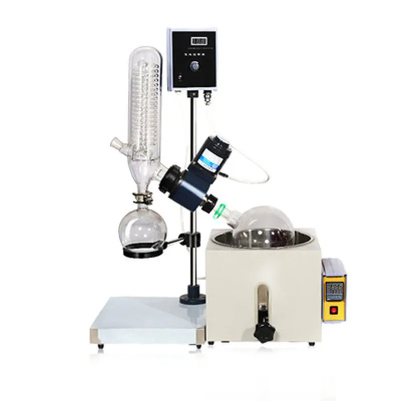 RE-201D Quality Laboratory Small Volume Rotary Evaporator 0.25- 2L Vacuum Decompression Extraction