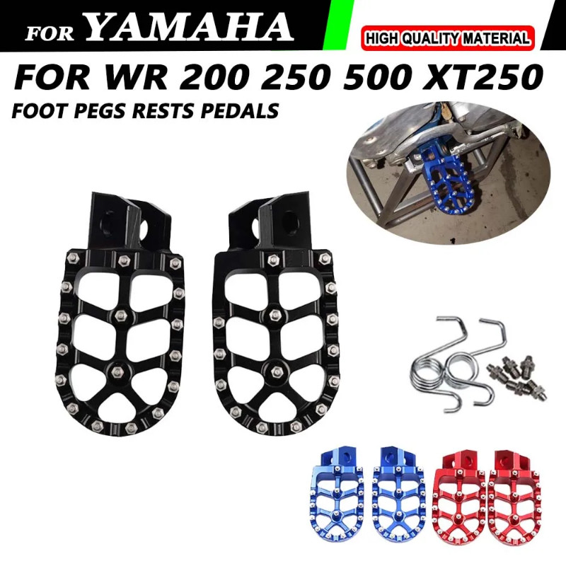 For YAMAHA WR200 WR250 1990 -1997 WR500 1987-1993 XT250 2008-2024 Motorcycle Accessories Footrest F
