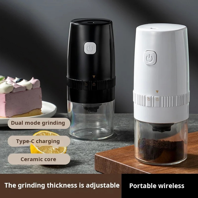 Household coffee bean grinder multifunction wireless electric small portable coffee bean grinder