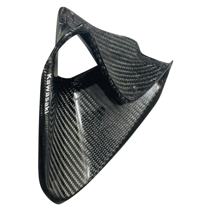 For KAWASAKI NINJA ZX-6R ZX-6RR 2024 Moto Carbon Fibre Front Fairing Air Inlet Stamping Port Shell