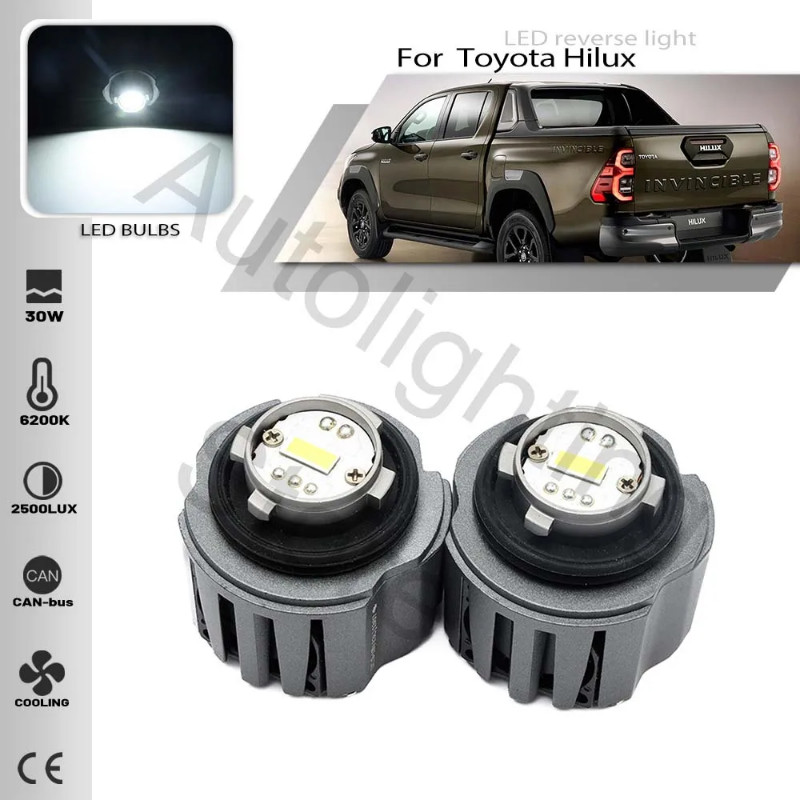 2pc LED LW5B Bulbs for Toyota Hilux 2020+ Yaris Cross Yaris IV XP210 Corolla E210 car backup light